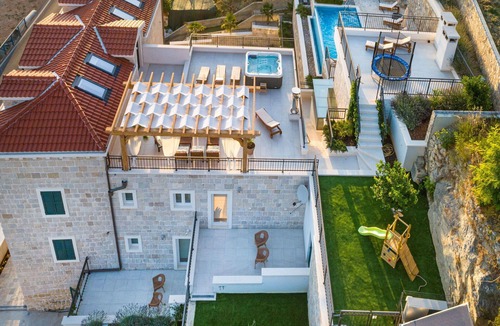 Jesenice Villa | Stunning private villa for 12 guests with hot tub, A/C, private pool, WIFI, TV and terrace