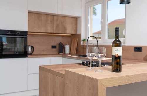 Bibinje Villa | Stunning private villa for 8 guests with private pool, A/C, WIFI, TV and terrace