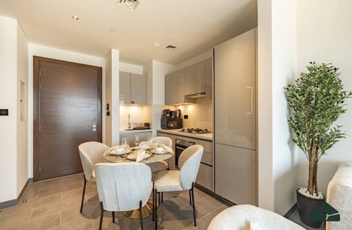 Nad Al Sheba Apartment | Stylish 1BR | City and Partial Burj View | BMS