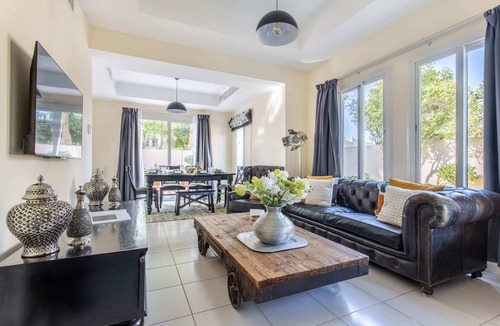Dubai Villa | Tranquil 3BR Villa w/ Study Room & Own Backyard!