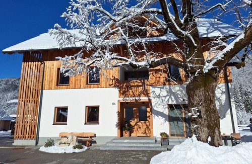 Ratece Apartment | Two-bedroom apartment with a balcony and a stunning view of the Julian Alps