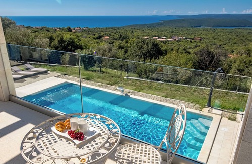 Rasa Villa | Villa Luka with Private Pool & Sea View, Labin, Croatia