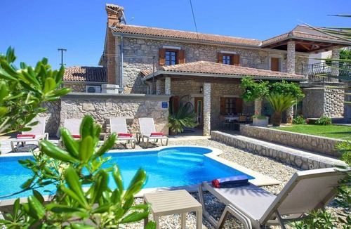 Dobrinj Villa | Villa Magdalea With Swimming Pool And Seaview