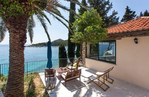 Mlini Apartment | Villa Mirjana - One Bedroom Apartment with Terrace and Sea View (Naranča)