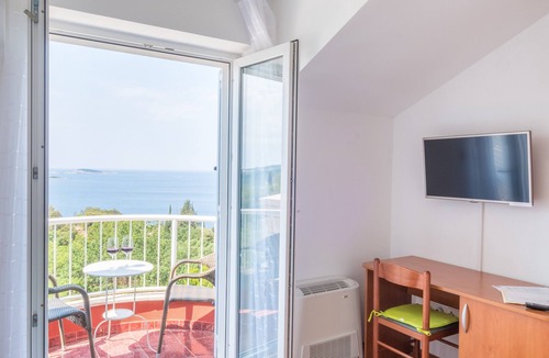Plat House | Villa Panorama Dubrovnik - Comfort Double Room with Balcony and Sea View