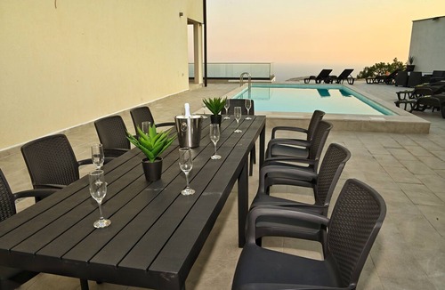 Ravno Villa | Villa Panorama - Private heated pool & big jacuzzi with sea view