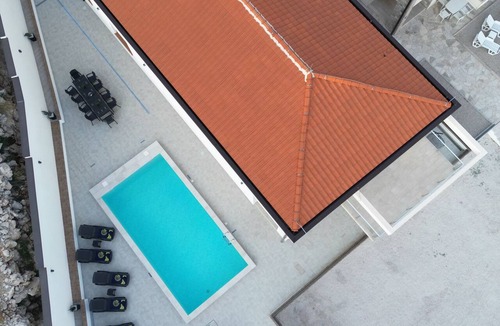 Ravno Villa | Villa Panorama - Private heated pool & big jacuzzi with sea view