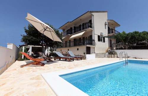 Okrug Gornji Villa | Villa Trogir Is Affordable Summer Family Villa With Pool At Unique Location