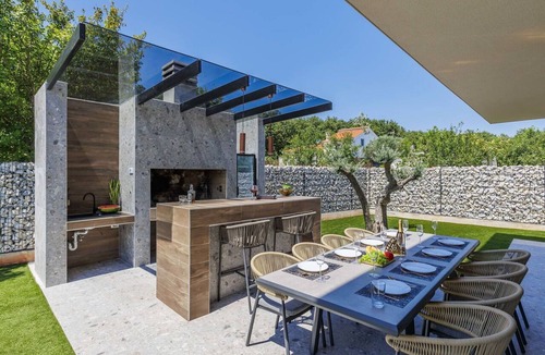 Loborika Villa | Wonderful private villa for 8 people with WIFI, A/C, private pool, TV and terrace