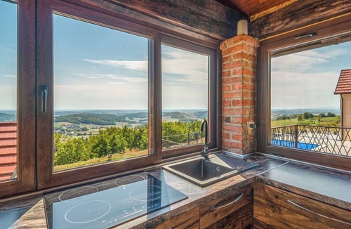 Kalnik House | Wonderful private villa for 6 guests with pool, A/C, WIFI, TV and terrace