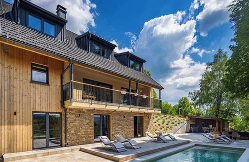 Fuzine Villa | Wonderful private villa for 10 guests with hot tub, private pool, WIFI, TV, patio and pets allowed