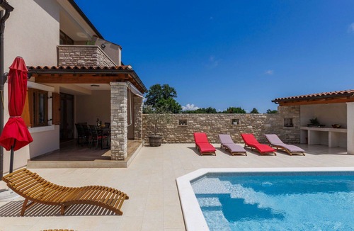 Pavicini House | Wonderful villa for 8 people with A/C, private pool, WIFI, TV and terrace