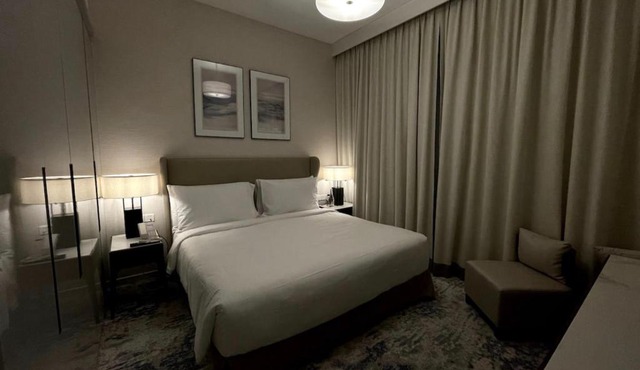 شقة فاخرة في فندق العنوان ريزدينس Two bedrooms apartment at address residences in Sharm