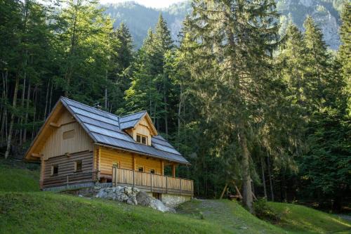 Alpine Loghouse Planšarska bajta Matkov Kot in Solcava