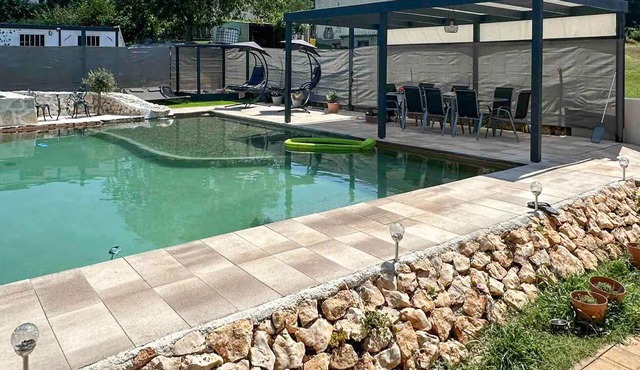 Amazing apartment in Krsan with swimming pool
