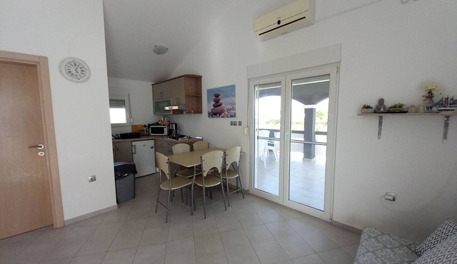 Apartment With a Pool, Mountainview, Near the Sea! in Posedarje