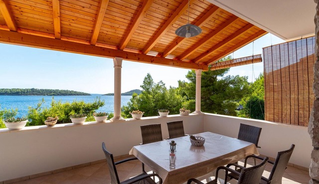 Beach front home in Blato with house sea view in Blato