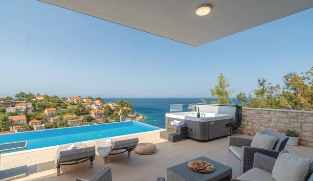 Beach front home in Prigradica with sauna