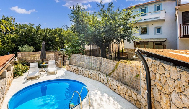 Beach front home in Krk
