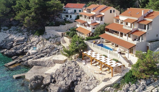 Beach front home in Prizba with sauna