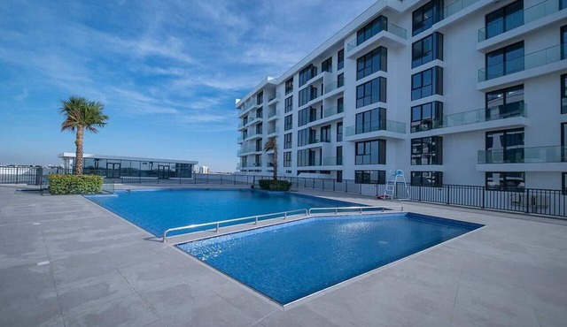 Beachfront Studio W Pool & Gym Access in Ajmal Makan