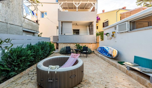 Beautiful apartment in Preko with house sea view in Preko