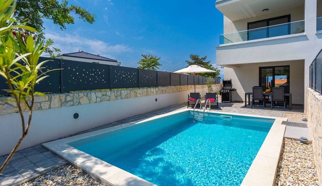 Beautiful villa for 6 guests with A/C, private pool, WIFI, TV, terrace and pets allowed in Rijeka