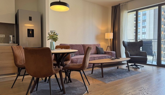 Belgrade Waterfront - River View Apartment with Breakfast and Parking included. in Beograd