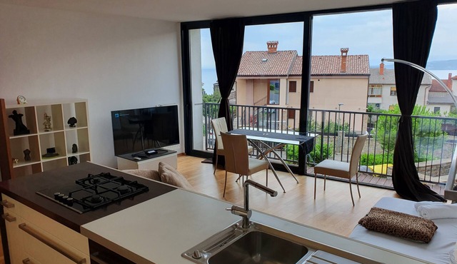 Bella Vista Lux Apartment with private Terrace and Sea-view in Koper