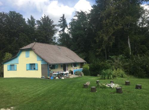 Blue Cottage in Podvrh