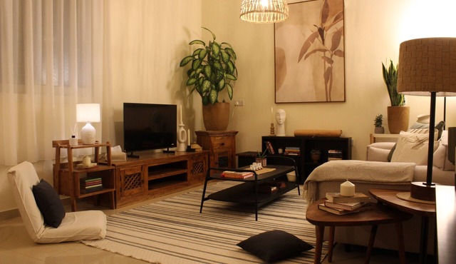 Boho Style Cozy 1 BHK Apartment in Abu Dhabi