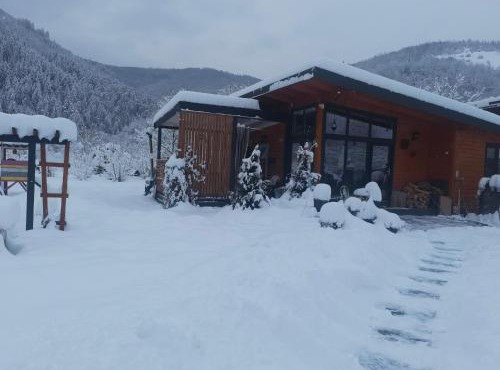 Casuta de sub stanca Apuseni cu hot tub si sauna in Lupsa