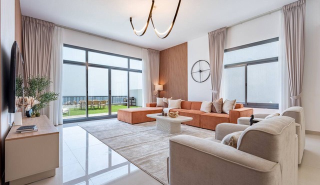 Contemporary 4BR Villa with Assistant & Driver Rooms, Gulf Views, BBQ and Outdoor Lounge in Fujairah