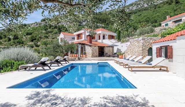 Great Sea View - Luxury Villa Bobica Split With Private Heated Pool
