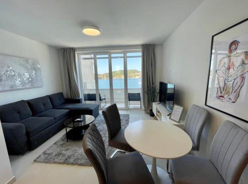 Hotel M Apartment #6- Sea View, Breakfast & Free Garage Parking in Zaton