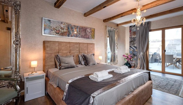 Luxury Villa Castello Hvar with jacuzzi in center of Hvar on the Hvar island