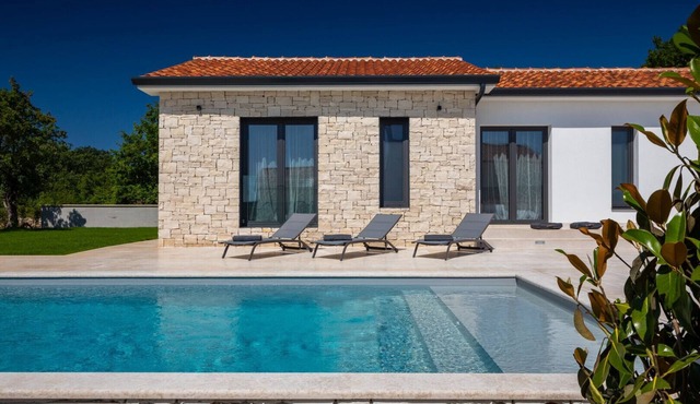 Luxury villa Gala with pool and grill in Tinjan in Kringa