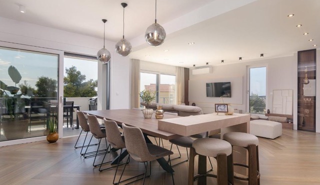 Mare Vista Rooftop Penthouse Sea View & Private Jacuzzi in Trogir