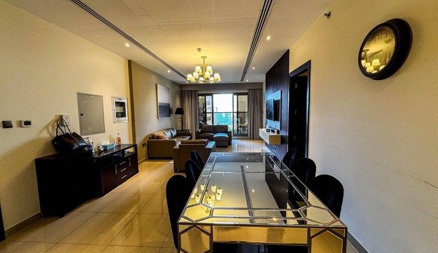 Modern 3 Bedroom Apartment with Burj Khalifa View welcoming you Downtown Delight in Dubai