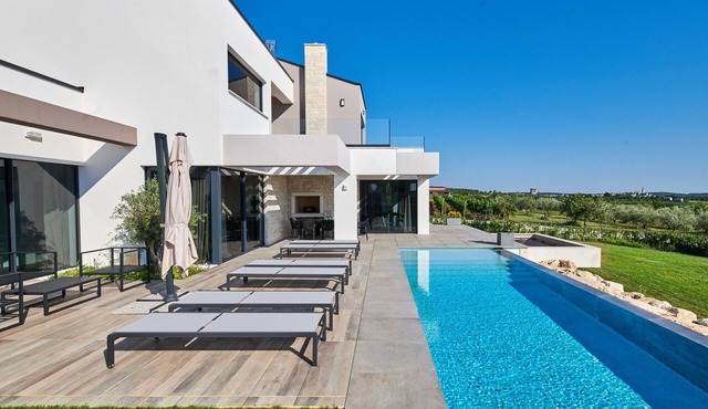 Modern Villa Zora with sauna in Visnjan