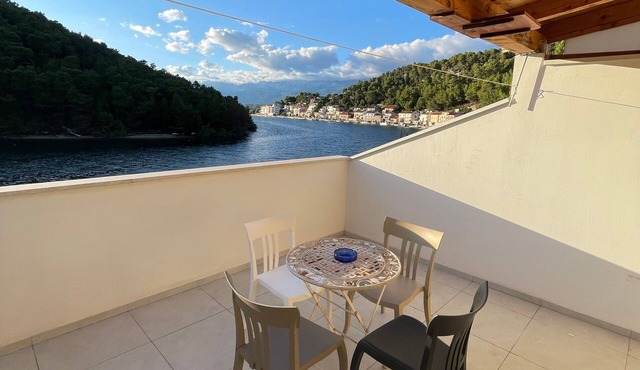 One bedroom apartment with terrace and sea view Novigrad (A-24906-a)