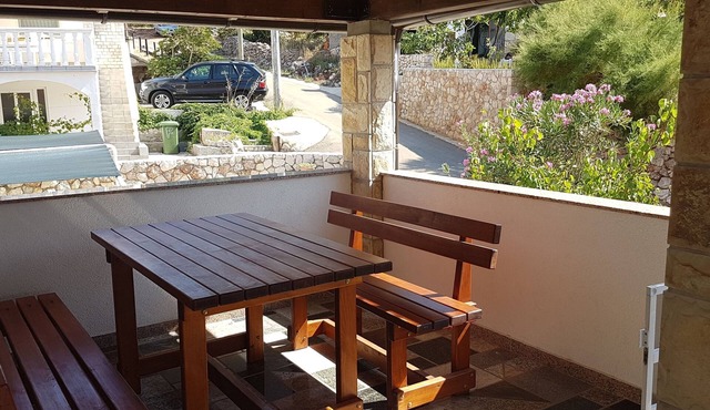 One bedroom apartment with terrace Vinjerac, Zadar (A-13985-d)
