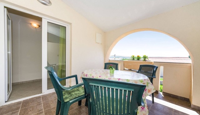 One bedroom apartment with terrace Ljubač, Zadar (A-24394-a)
