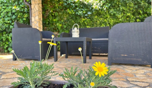 One bedroom apartment with terrace Polje, Krk (A-18669-a) in Šilo