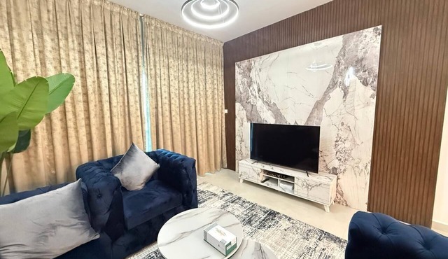 Peaceful 2-bedroom apartment with AC in vibrant Dubai in Dubai