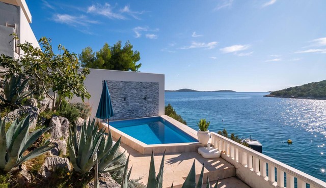Pool Villa Sine/w Panoramic Sea View, Trogir - Vinišće, Croatia in Trogir - Vinišće