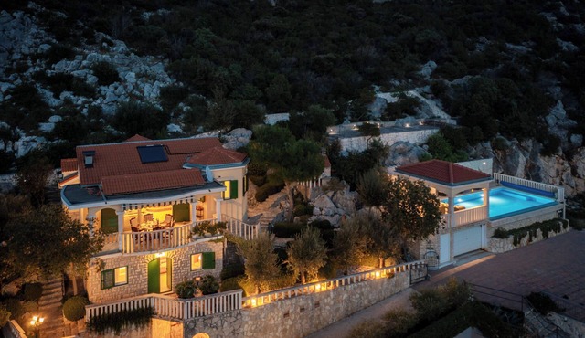 Pool Villa Vese/w Panoramic Sea View, Trogir - Vinišće, Croatia