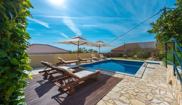 Rustic Villa with private Pool and Sea View in Mlini