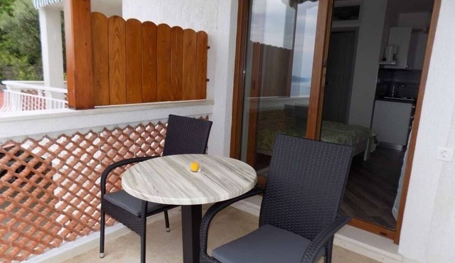 Studio apartment in Mošćenička Draga with Seaview, Terrace, Air condition, WIFI (4364-1) in Mošcenicka Draga