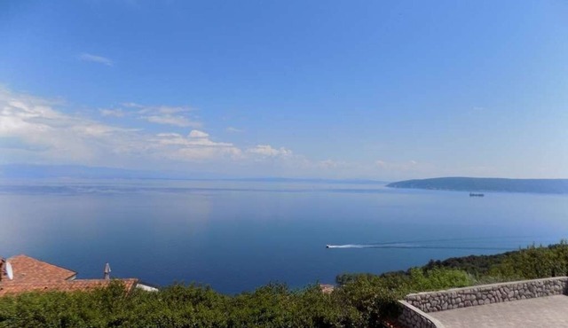 Studio apartment in Mošćenička Draga with Seaview, Terrace, Air condition, WIFI (4364-2) in Mošcenicka Draga